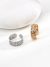 Vintage S925 Sterling Silver Zircon Ring with 18K Gold Plated Option