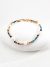 Natural Pearl Lapis Lazuli Turquoise Sterling Silver Bracelet in Antique Gold