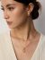 Vintage Sterling Silver Earrings in Antique Gold and Platinum