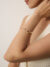 S925 18K Gold Layered Chain Bracelet - Image 2