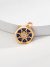 Celestial Compass Lapis CZ Pendant in Sterling Silver - Image 3