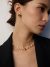 Ocean Tide Pearl Necklace with Tiger Eye and CZ - Image 2