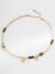 Natural Pearl Tiger Eye & Abalone Heart-Star Necklace