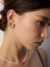 Bow Sterling Silver Studs Vintage Ribbon Earrings - Image 2