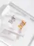 Irregular Baguette Zircon Adjustable 18K Gold Plated Silver Ring