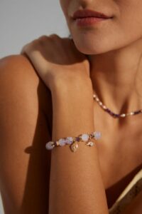 Glimara Amethyst Bracelet for Calm and Spiritual Clarity