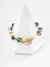 Lotus Lake Natural Pearl Bracelet in S925 silver with ghost crystal and natural pearls