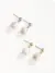 Minimal Baroque Drops S925 Sterling Silver Earrings with Natural Baroque Pearls