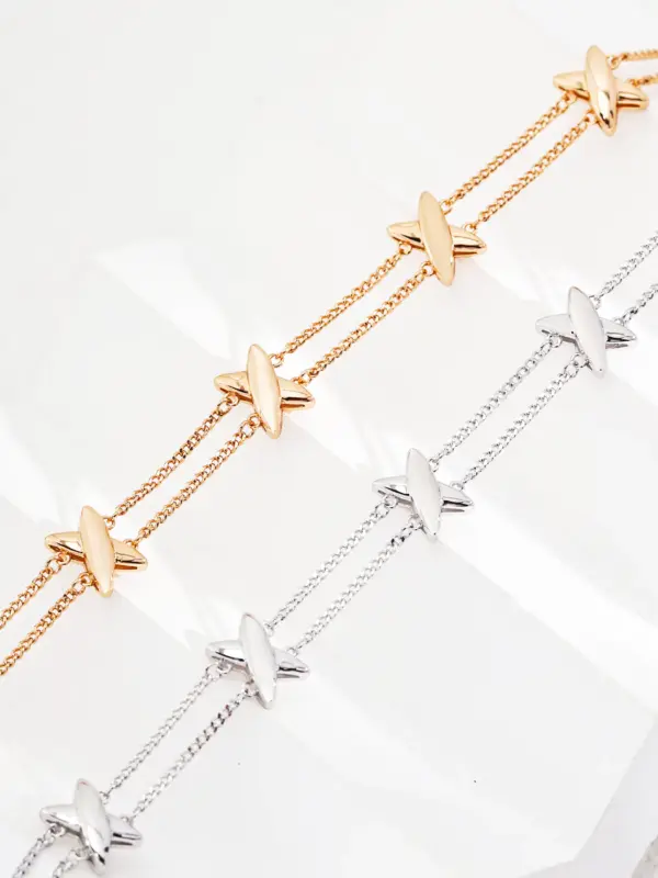 Urban Star Bracelet S925 Sterling Silver with Star Motifs