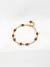 Golden Dusk Tiger Eye Bracelet with S925 sterling silver and tiger eye stones