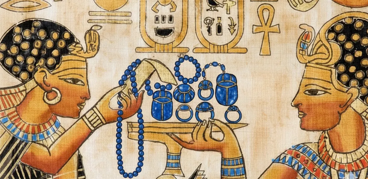 Ancient Egyptian Lapis Lazuli Jewelry