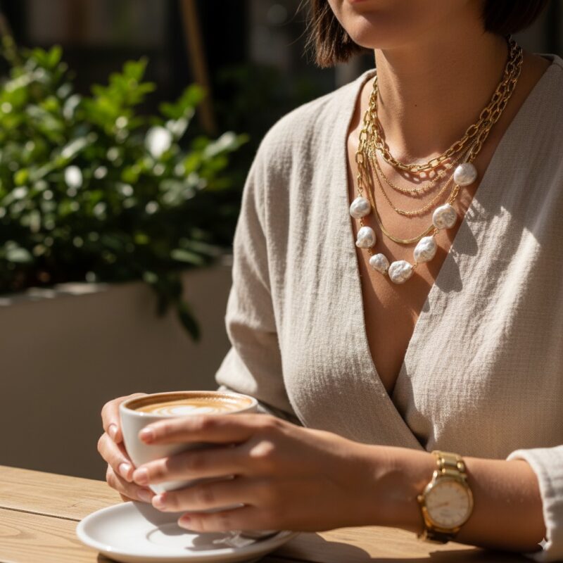 baroque pearl necklace