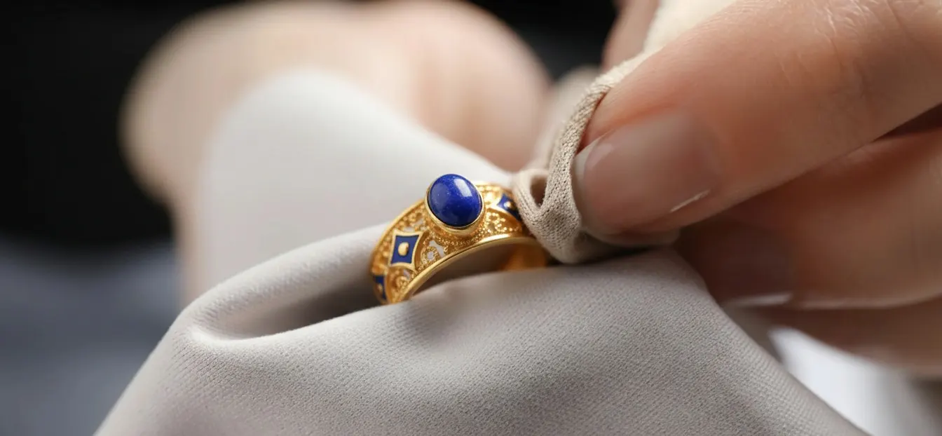 Clean Lapis Lazuli Ring